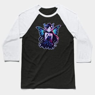 Dark Moon Fairy Baseball T-Shirt